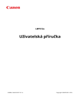 Canon i-SENSYS LBP312x Používateľská príručka