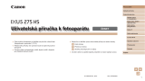 Canon IXUS 275 HS Používateľská príručka