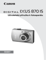 Canon Digital IXUS 870 IS Užívateľská príručka