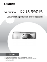 Canon Digital IXUS 990 IS Užívateľská príručka