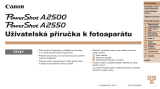 Canon PowerShot A2500 Používateľská príručka