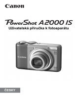 Canon PowerShot A2000 IS Užívateľská príručka