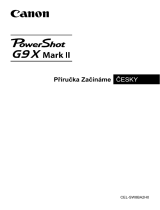 Canon PowerShot G9 X Mark II Používateľská príručka