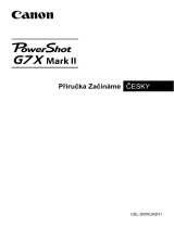 Canon PowerShot G7 X Mark II Používateľská príručka