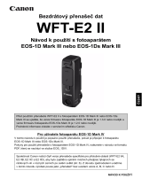 Canon Wireless File Transmitter WFT-E2II B Používateľská príručka