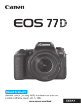 Canon EOS 77D Používateľská príručka