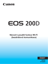 Canon EOS 200D Používateľská príručka