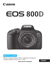 Canon EOS 800D Používateľská príručka