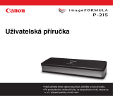 Canon imageFORMULA P-215 Používateľská príručka