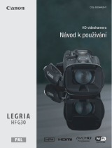 Canon LEGRIA HF G30 Používateľská príručka