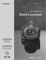 Canon LEGRIA HF M406 Používateľská príručka