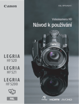 Canon LEGRIA HF S21 Používateľská príručka