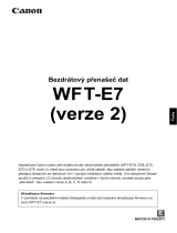 Canon Wireless File Transmitter WFT-E7 B Používateľská príručka
