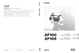Canon XF105 Používateľská príručka