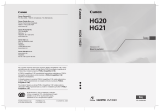 Canon HG20 (Black) Používateľská príručka