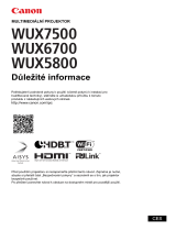 Canon XEED WUX5800 Používateľská príručka