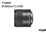 Canon EF-M 32mm f/1.4 STM Používateľská príručka