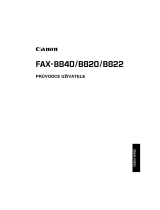 Canon FAX-B820 Používateľská príručka