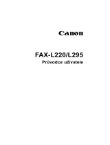 Canon FAX-L220 Užívateľská príručka
