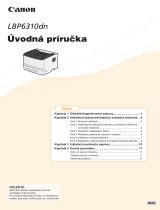 Canon i-SENSYS LBP6310dn Používateľská príručka