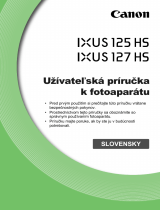 Canon IXUS 125 HS Používateľská príručka