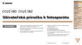 Canon IXUS 182 Používateľská príručka
