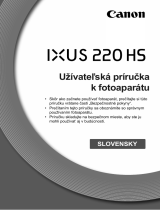 Canon IXUS 220 HS Používateľská príručka