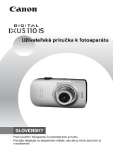 Canon Digital IXUS 110 IS Užívateľská príručka