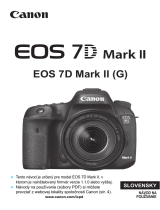 Canon EOS 7D Mark II Používateľská príručka