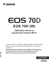 Canon EOS 70D Používateľská príručka