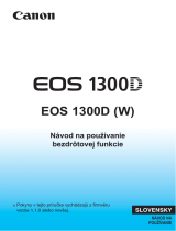 Canon EOS 1300D Používateľská príručka