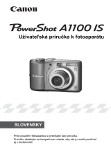 Canon PowerShot A1100 IS Užívateľská príručka