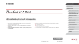Canon PowerShot G7 X Mark II Používateľská príručka