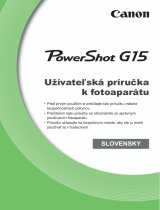 Canon PowerShot G15 Používateľská príručka