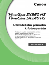 Canon PowerShot SX240 HS Používateľská príručka