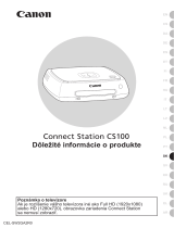 Canon Connect Station CS100 Používateľská príručka