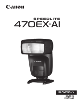 Canon Speedlite 470EX-AI Používateľská príručka