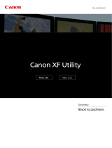 Canon XF205 Používateľská príručka