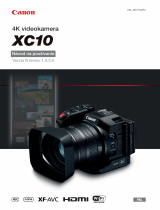 Canon XC10 Používateľská príručka