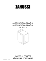 Zanussi TE855V Používateľská príručka