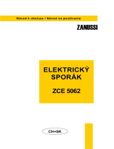 Zanussi ZCE5062 Používateľská príručka