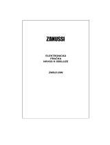 Zanussi ZWS2105W Používateľská príručka