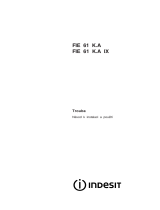 Indesit FIE 61 K.A IX Užívateľská príručka
