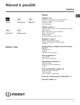 Indesit BWSA 71252 W EU Užívateľská príručka