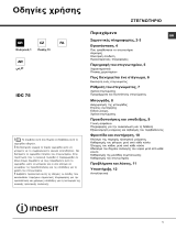 Indesit IDC 75 (EU) Užívateľská príručka