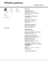 Whirlpool LFF 815 EU/HA.R Užívateľská príručka