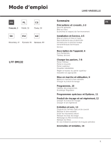 Indesit LFF 8M132 EU Užívateľská príručka