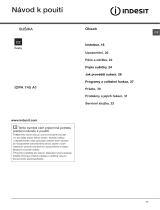 Indesit EDPA 745 A1 ECO (EU) Užívateľská príručka