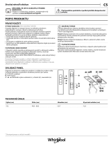 Whirlpool WCT 84 FLYX Daily Reference Guide