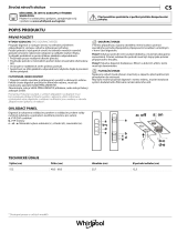 Whirlpool WCT 64 FLY X Daily Reference Guide